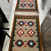 گلیم دستبافت پشمی جفت