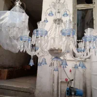 لوستر ترکیبی آبی باکارات