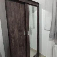 کمد جا لباسی و آرایشی با آینه قدی