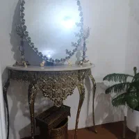 آینه شمعدون برنز