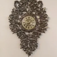 آینه شمعدون و ساعت دیواری