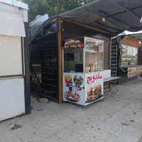 غرفه فست فود با تمام امکانات و وسایل برای واگذاری|فروش مغازه و غرفه|دیلم, |دیوار