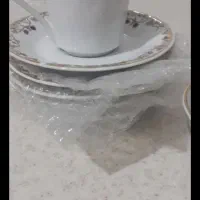 فنجان نعلبکی چینی مارک ماه نشان