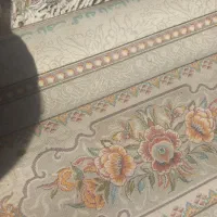 یگ جفت فرش ۷۰۰شانه تمام نخ تراکم فرش ۲۵۵۰|فرش|مشهد, حرم مطهر رضوی|دیوار