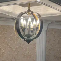 لوستر ۸شاخه ی استیل