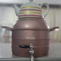 کتری شیردار به همراه قوری