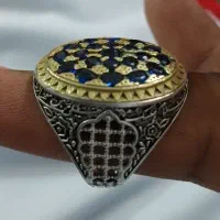 انگشتر نقره با سنگ آماتیس