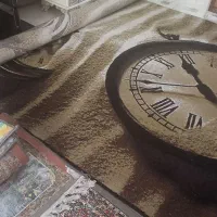 فرش ماشینی 6 متری طرح فانتزی قهوه‌ای