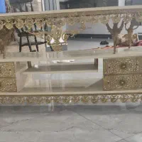 میز تلویزیون برنزی سالم