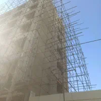 نصب داربست فلزی چهار پایه چرخ دار نما تابلو و...