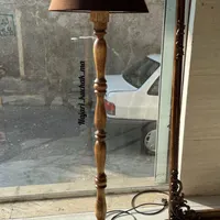 آباژور خراطی و ست جاشمعی چوبی|چراغ خواب و آباژور|رشت, پیرکلاچای|دیوار