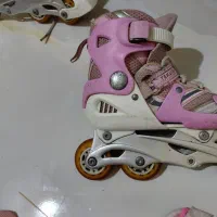 اسکیت خارجی دخترانه ....با اتو لباس هم تعویض دارم