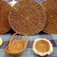 سبد و آبکش های حصیری