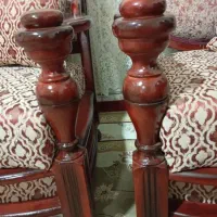 مبل چوب گردو اصل|مبلمان خانگی و میز عسلی|صحنه, |دیوار