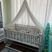 تخت/گهواره کنار مادر تمام چوبی|تخت و صندلی بچه|شیراز, تاچارا|دیوار