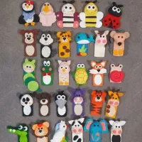 عروسک انگشتی نمدی|اسباببازی بچه|قم, امامزاده ابراهیم|دیوار