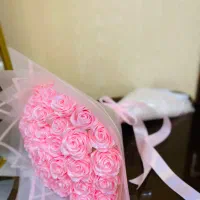 دسته گل روبانی