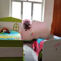 تختخواب دخترانه و پسرانه|تخت و سرویس خواب|رودهن, |دیوار