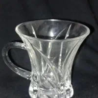 تعدای ظروف کریستال چک لیوان تایلندی و ساعت و...