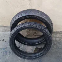 لاستیک DUNLOP عقب و جلو موتورسیکلت NS آپاچی ZX|قطعات یدکی و لوازم جانبی|تهران, بلوار کشاورز|دیوار
