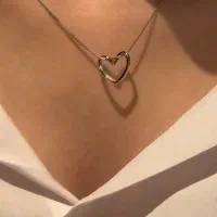 گردنبند قلب دفرمه|بدلیجات|خمینیشهر, |دیوار