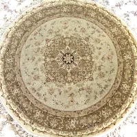 فرش ماشینی گرد