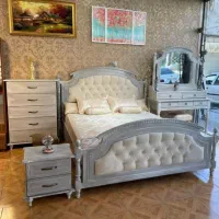 تخت خواب چوبی سرویس خواب آناناسی|تخت و سرویس خواب|اردبیل, |دیوار