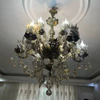 لوستر تمام برنج|لوستر و چراغ آویز|اندیشه, اندیشه فاز ۱|دیوار