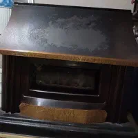 بخاری گاز شومینه بزرگ