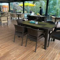 میز و صندلی پلاستیکی حصیری|میز و صندلی غذاخوری|لواسان, |دیوار