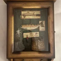 تابلو قاب دیواری ماهیگیری ابعاد ۴۰.۵۰