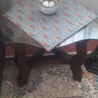 میزبه همراه دو عسلی تمیزوستلم|مبلمان خانگی و میز عسلی|خمین, |دیوار