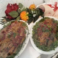 دلمه کلم وبرگ مو.