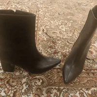 بوت دخترانه چرم طبیعی سایز ۳۸