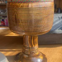 تنبک ۲۷ تک مهر چوب گردو حرفه ای حلمی با سافت کیس|سازهای سنتی|تهران, اکباتان|دیوار