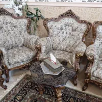 مبل سلطنتی به همراه میز ناهار خوری|مبلمان خانگی و میز عسلی|اهواز, کیان اباد|دیوار