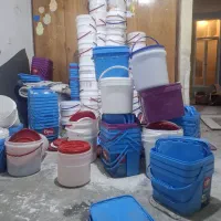 سطل|ظروف نگهدارنده، پلاستیکی، یک‌بارمصرف|ساوه, |دیوار