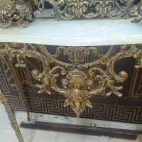 آینه و کنسول برنجی قدیمی و سنگین|آینه|پرند, فاز ۴|دیوار