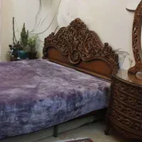 تخت خواب دو نفره با تشک خوشخواب و جک زیر تخت ترکیه