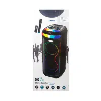 پارتی باکس و اسپیکر قابل حمل پریتک - 80 وات