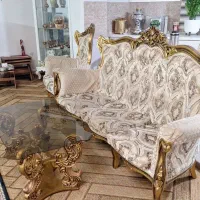 مبل سلطنتی ۹ نفره|مبلمان خانگی و میز عسلی|محمدشهر, محمدشهر|دیوار