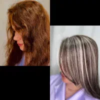 مدل برای رنگو لایت و کراتین مو