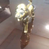 شیر برنجی یک جفت