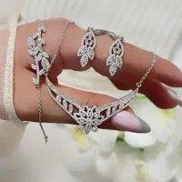 سرویس نقره شیک و  ساعت نقره تمامآ بدون  حساسیت|بدلیجات|تبریز, |دیوار