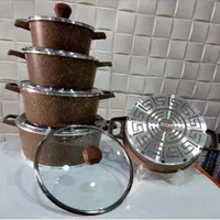 سرای ارزانی قابلمه چدن تابه ماهی داردسته چوبی جدید|ظروف پخت‌وپز|یزد, |دیوار