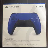 دسته پی اس ۵ ps5 آبی متالیک