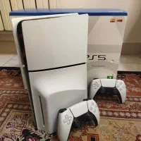 ps5 اسلیم ۱ ترابایت دو دسته فروش و معاوضه.