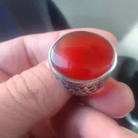 انگشتر عقیق یمنی وبارکاب مصری