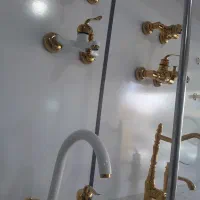 شیرآلات سفید طلایی