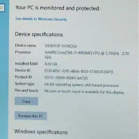 دل i7 نسل چهار/ رم 8 / هارد 256 ssd/ گرافیک مجزا 2|رایانه همراه|تهران, سجاد|دیوار